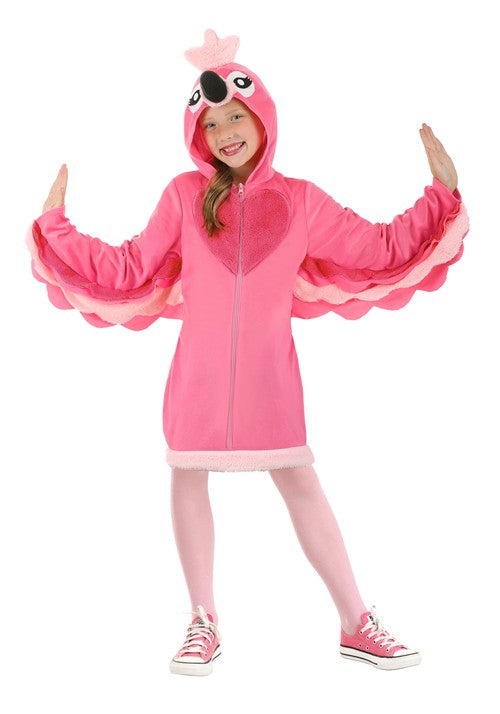 Fancy Flamingo Costume for Girls - US 4293