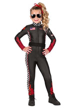 Girl's Fiery Race Car Driver Costume - US 4900