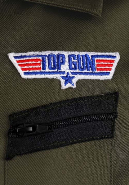 Flight Suit Top Gun Costume for Girls - US 4726