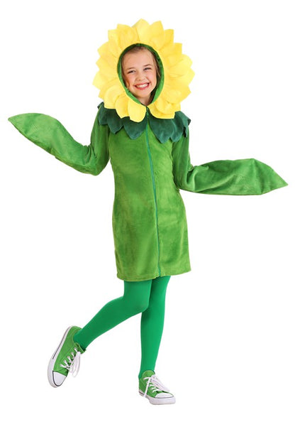 Girl's Flower Hoodie Dress - US 6089