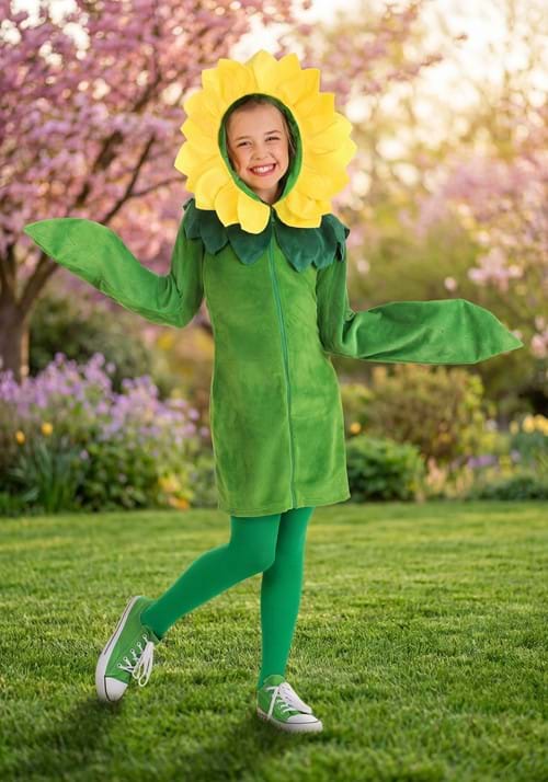 Girl's Flower Hoodie Dress - US 6089