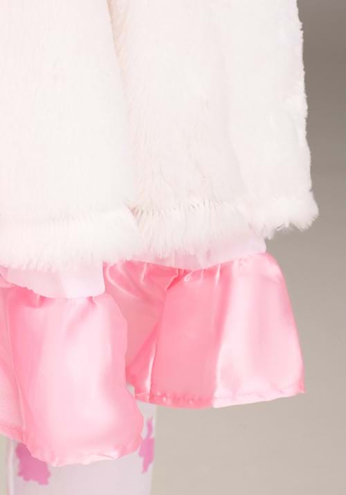 Fuzzy White Rabbit Girl's Costume - US 9952