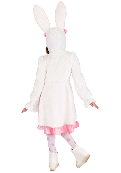 Fuzzy White Rabbit Girl's Costume - US 9952