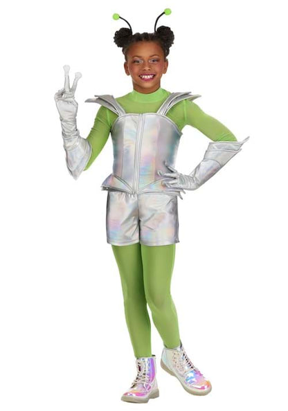Girl's Galactic Alien Kiddo Costume - US 9044