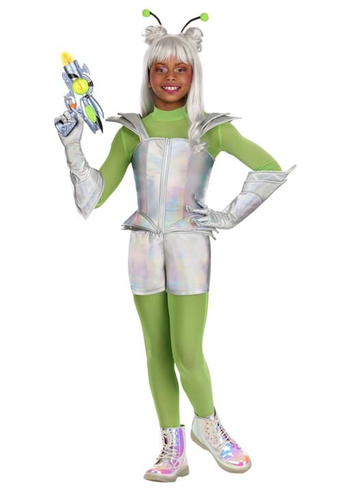 Girl's Galactic Alien Kiddo Costume - US 9044