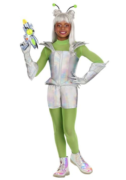 Girl's Galactic Alien Kiddo Costume - US 9044