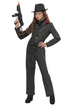 Girls Gangster Costume - US 0562