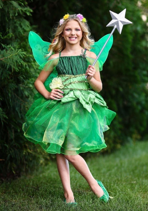 Garden Fairy Costume Dress for Girls - US 1698