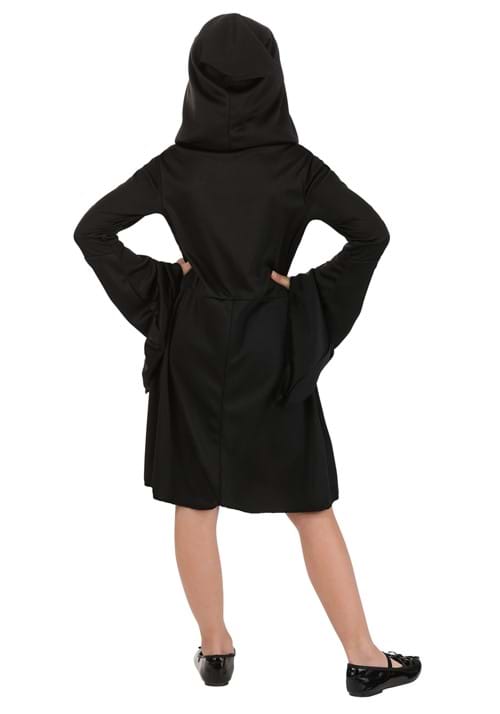 Girl's Gilded Skeleton Costume Dress - US 1535