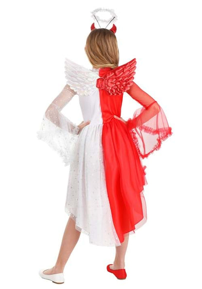 Half Angel Half Devil Costume for Girls - US 9880