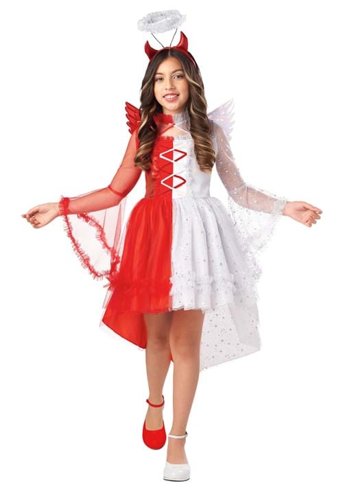 Half Angel Half Devil Costume for Girls - US 9880