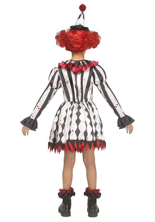 Girl's Harlequin Ghost Face Costume - US 0227