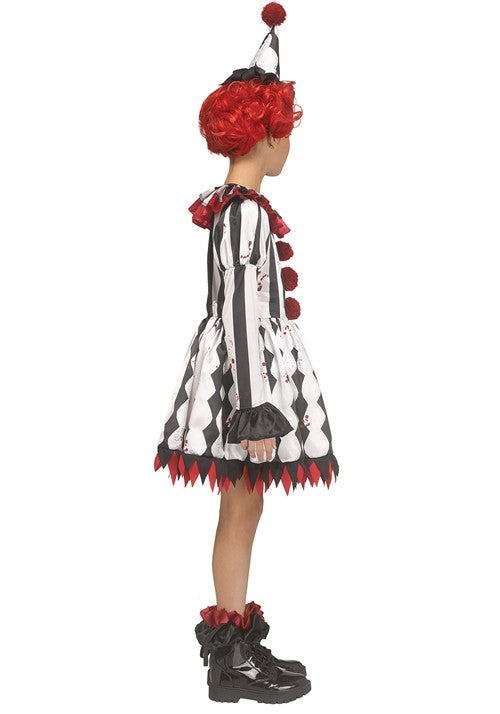 Girl's Harlequin Ghost Face Costume - US 0227
