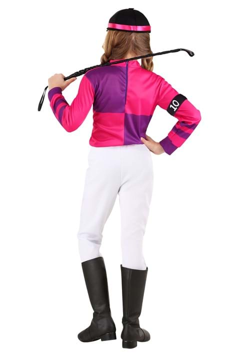 Pink Jockey Costume for Girl's - US 9192