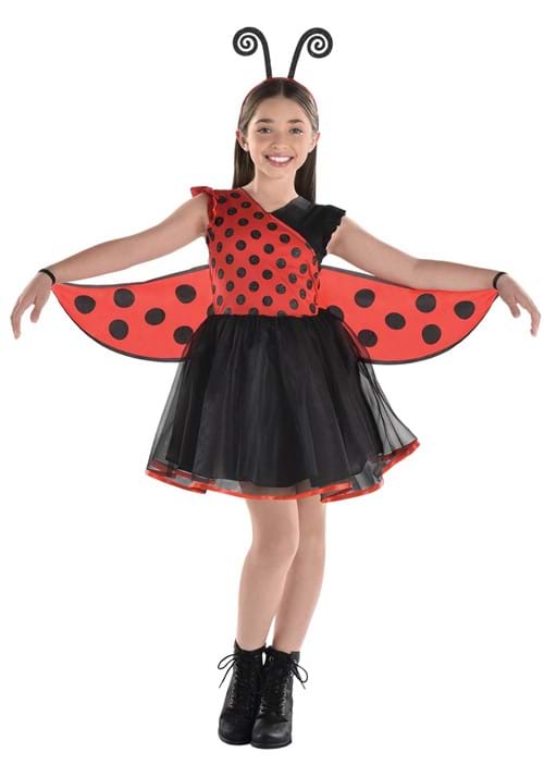 Girl's Ladybug Dress Costume - US 7355