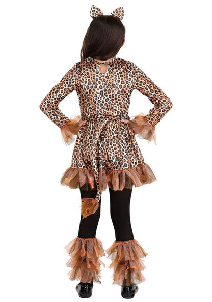 Girl's Leopard Costume Dress - US 0514