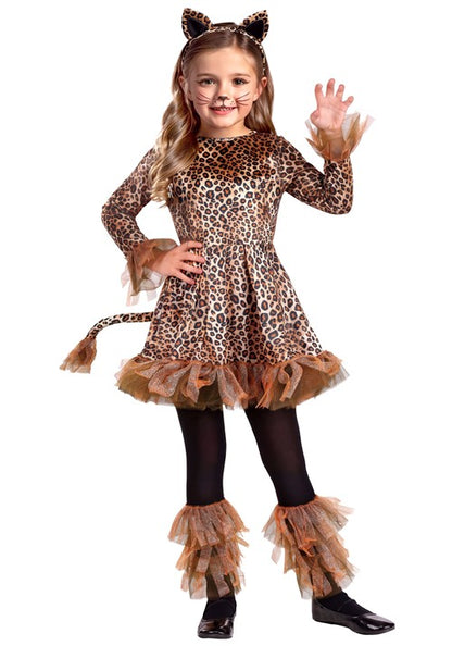 Girl's Leopard Costume Dress - US 0514