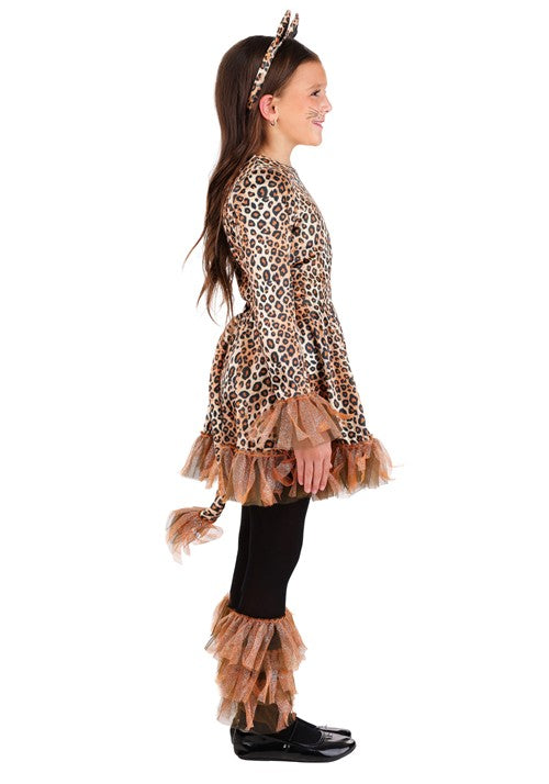 Girl's Leopard Costume Dress - US 0514