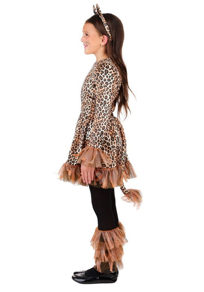 Girl's Leopard Costume Dress - US 0514
