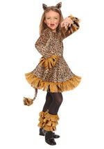 Leopard Costume Dress for Girls - US 4444