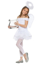 Little White Angel Costume for Girls - US 4560