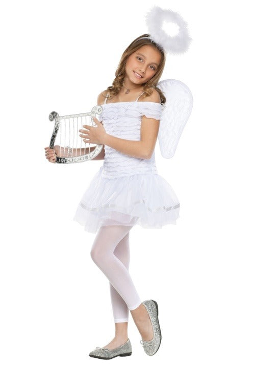 Little White Angel Costume for Girls - US 4560