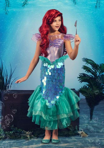 Disney Little Mermaid Ariel Costume for Girls - US 4580