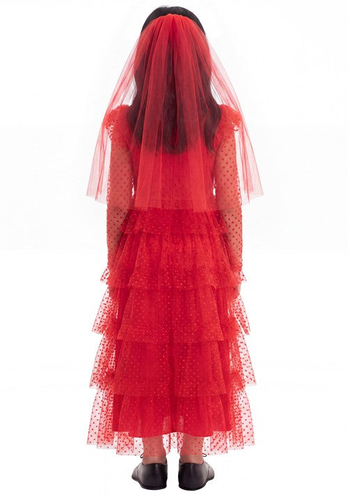Girl's Lydia Deetz Wedding Dress Costume - US 1701