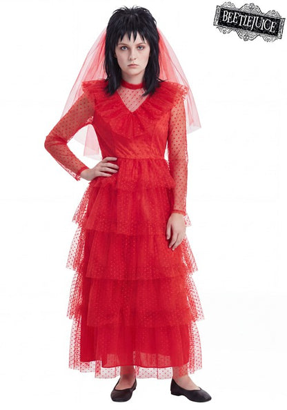 Girl's Lydia Deetz Wedding Dress Costume - US 1701