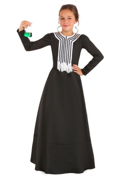 Girl's Marie Curie Costume Dress - US 5259