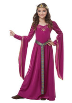 Girl's Medieval Princess Costume - US 3914