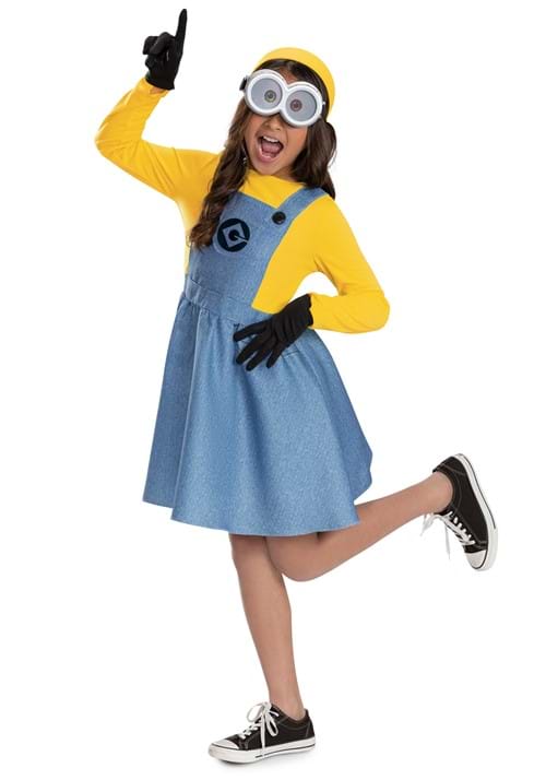 Despicable Me Minion Costume Dress for Girls - US 6308