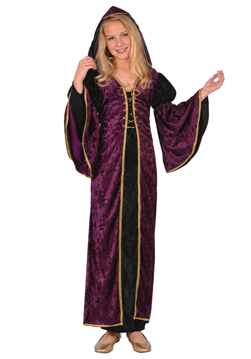 Girl's Miss Juliet Purple Costume Dress - US 7794