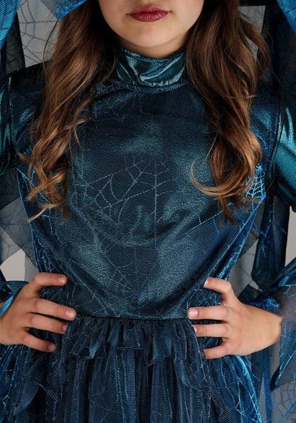 Moonlight Spider Witch Costume for Girls - US 7961
