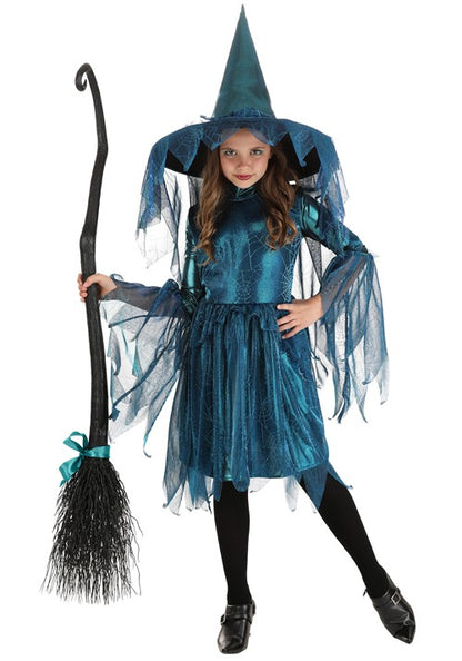Moonlight Spider Witch Costume for Girls - US 7961
