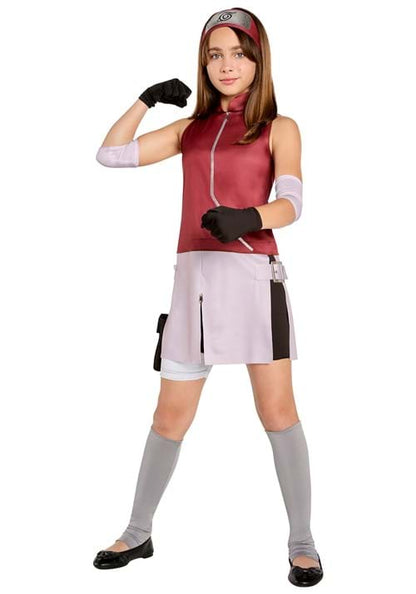 Naruto Shippuden Sakura Costume for Girls - US 4355
