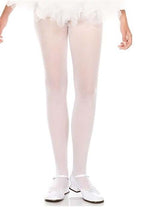 Opaque White Tights for Girls - US 9778