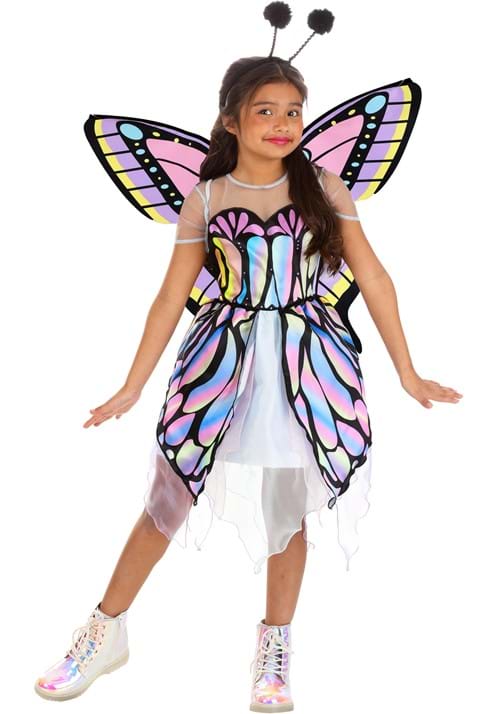 Wild Wings Pastel Butterfly Costume for Girls - US 0237