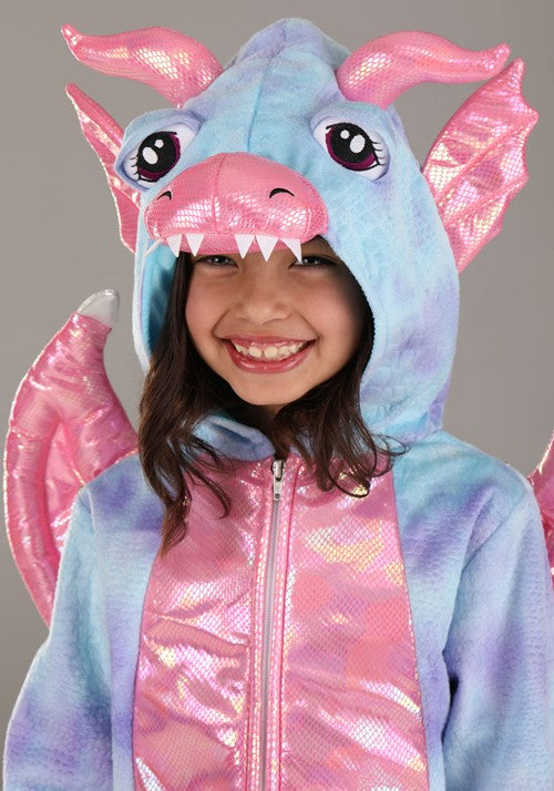 Pastel Dragon Costume for Girls - US 2088