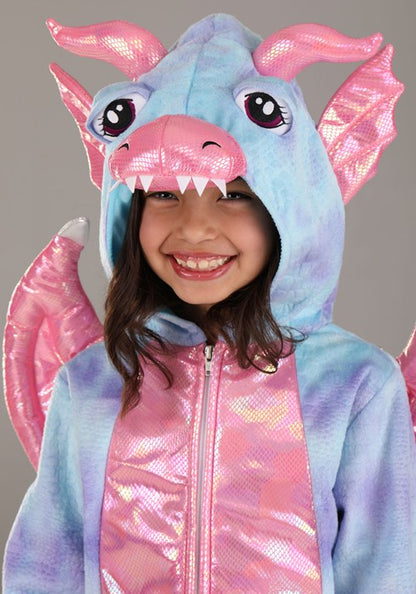 Pastel Dragon Costume for Girls - US 2088
