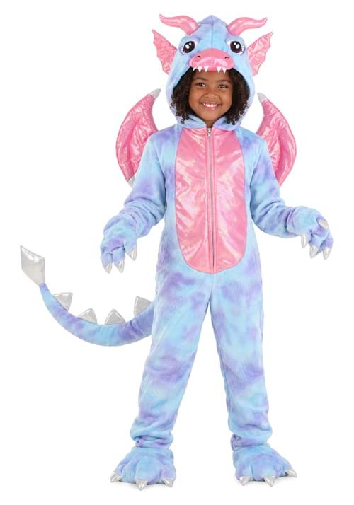 Pastel Dragon Costume for Girls - US 2088