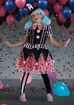 Perfectly Pink Girl's Clown Costume - US 8343