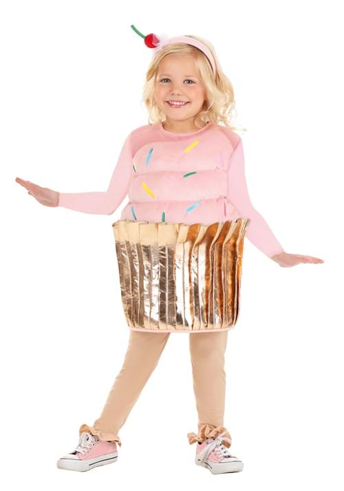 Pink Cupcake Toddler Costume for Girls - US 5415