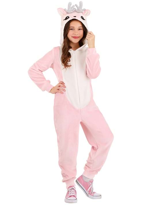 Pink Deer Costume for Girls - US 7396