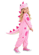 Pink Dinosaur Onesie for Girls - US 1114