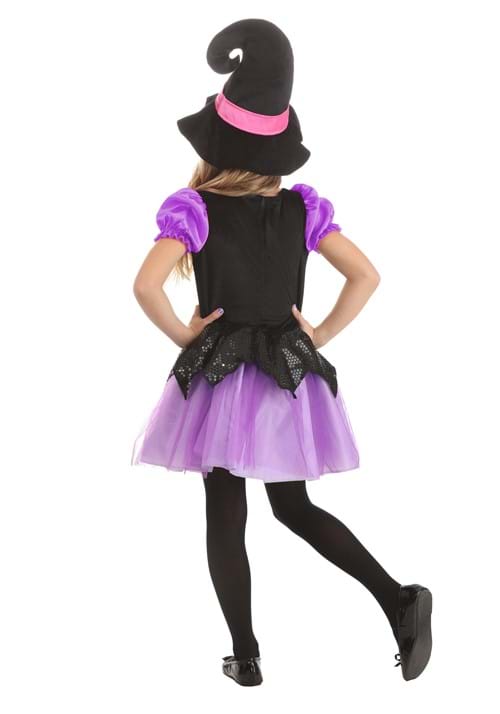 Pink Light-Up Witch Costume for Girls - US 4403