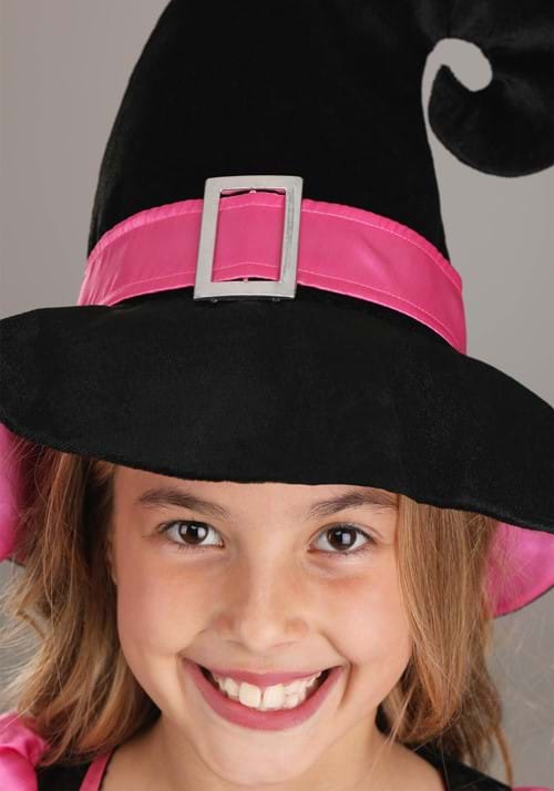 Pink Light-Up Witch Costume for Girls - US 4403