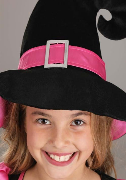 Pink Light-Up Witch Costume for Girls - US 4403