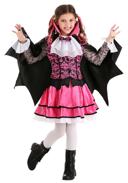 Pink Vampire Costume for Girls - US 8118