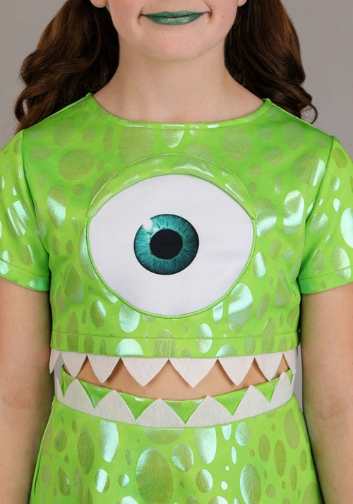 Girl's Pixar Monsters Inc. Mike Wazowski Costume - US 5192